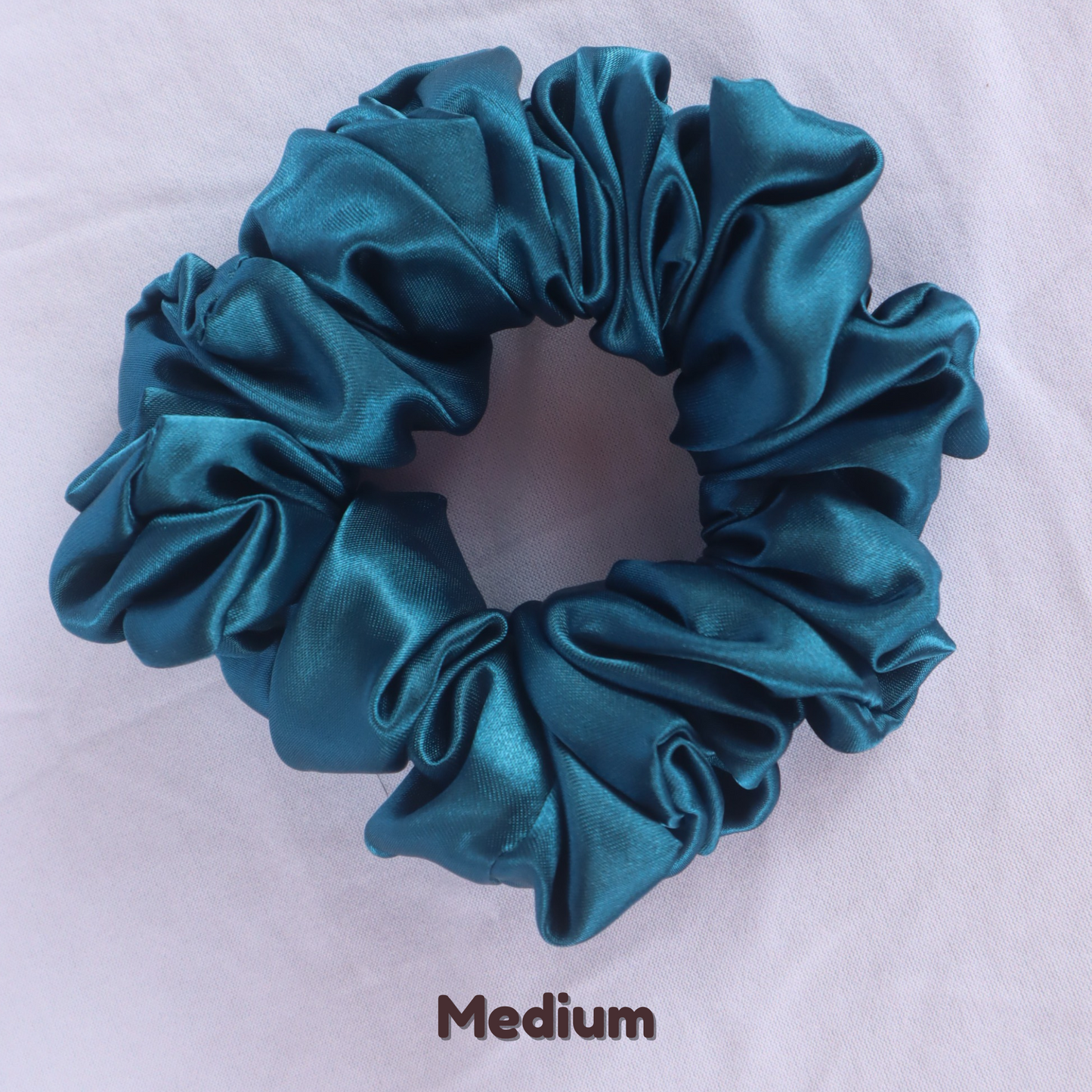Chouchou bleu (scrunchie)