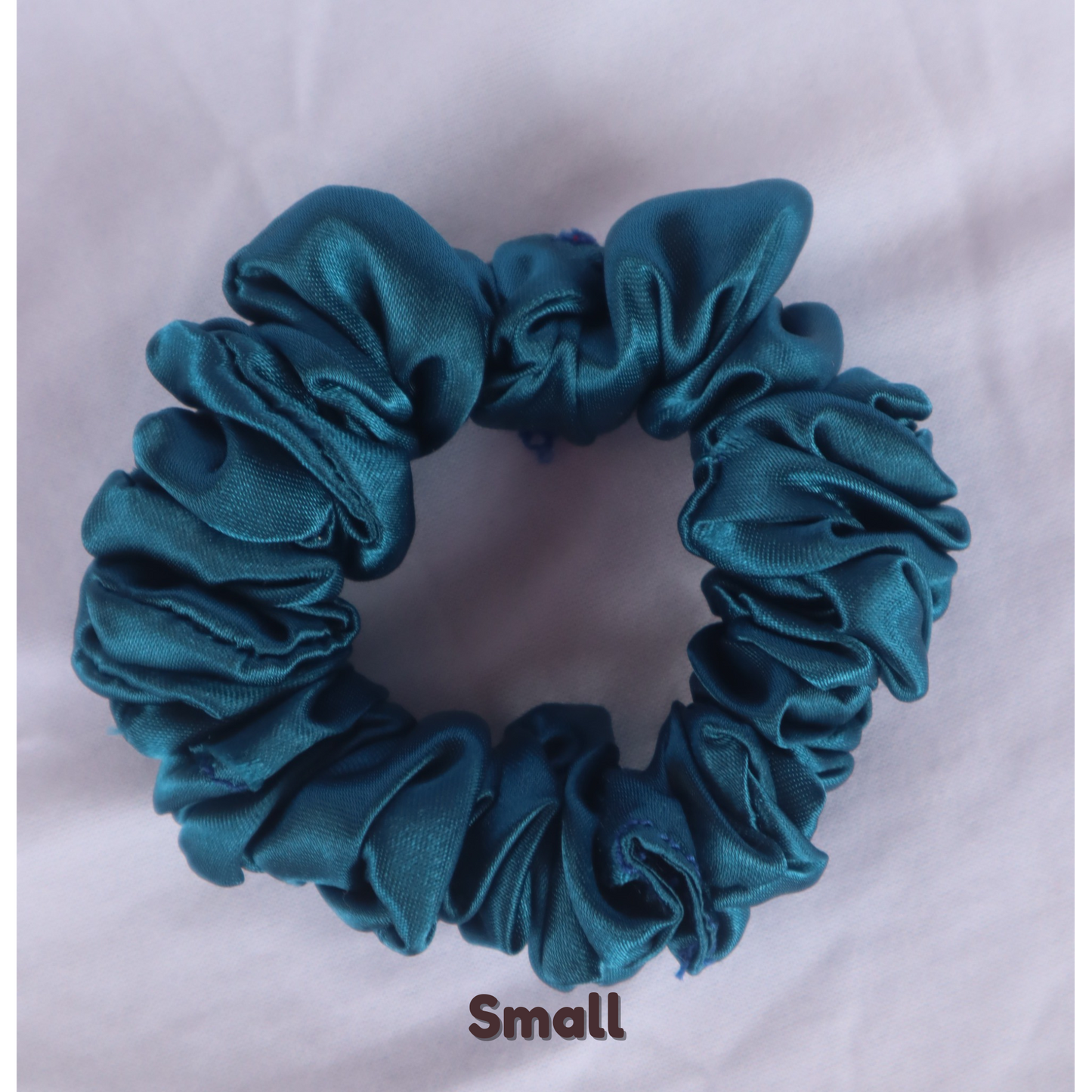 Chouchou bleu (scrunchie)