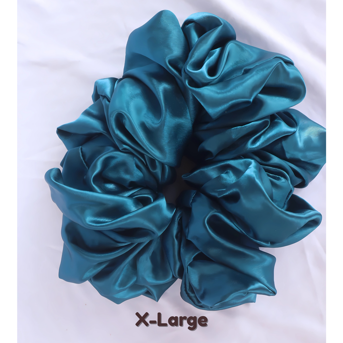 Chouchou bleu (scrunchie)