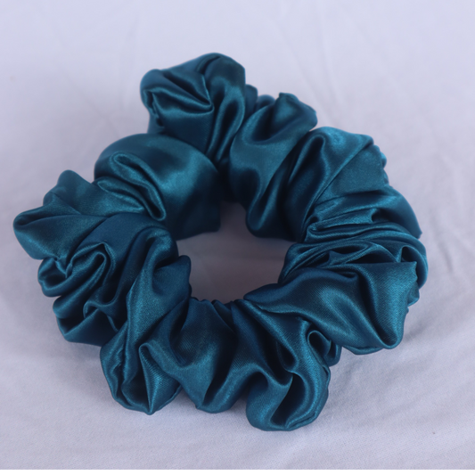 Chouchou bleu (scrunchie)