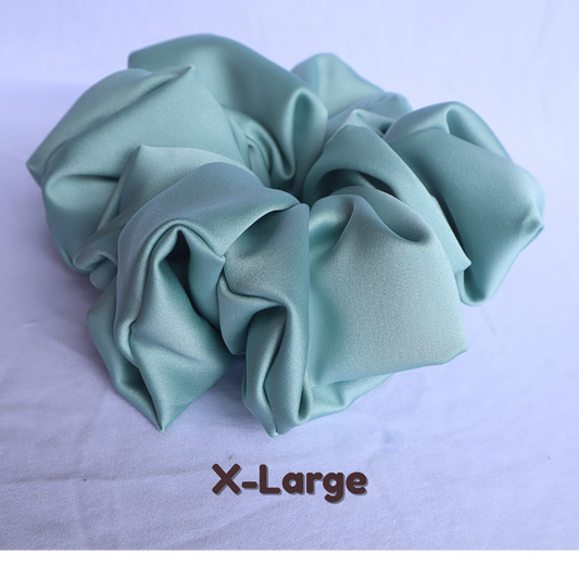 Chouchou vert jade pâle (scrunchie)