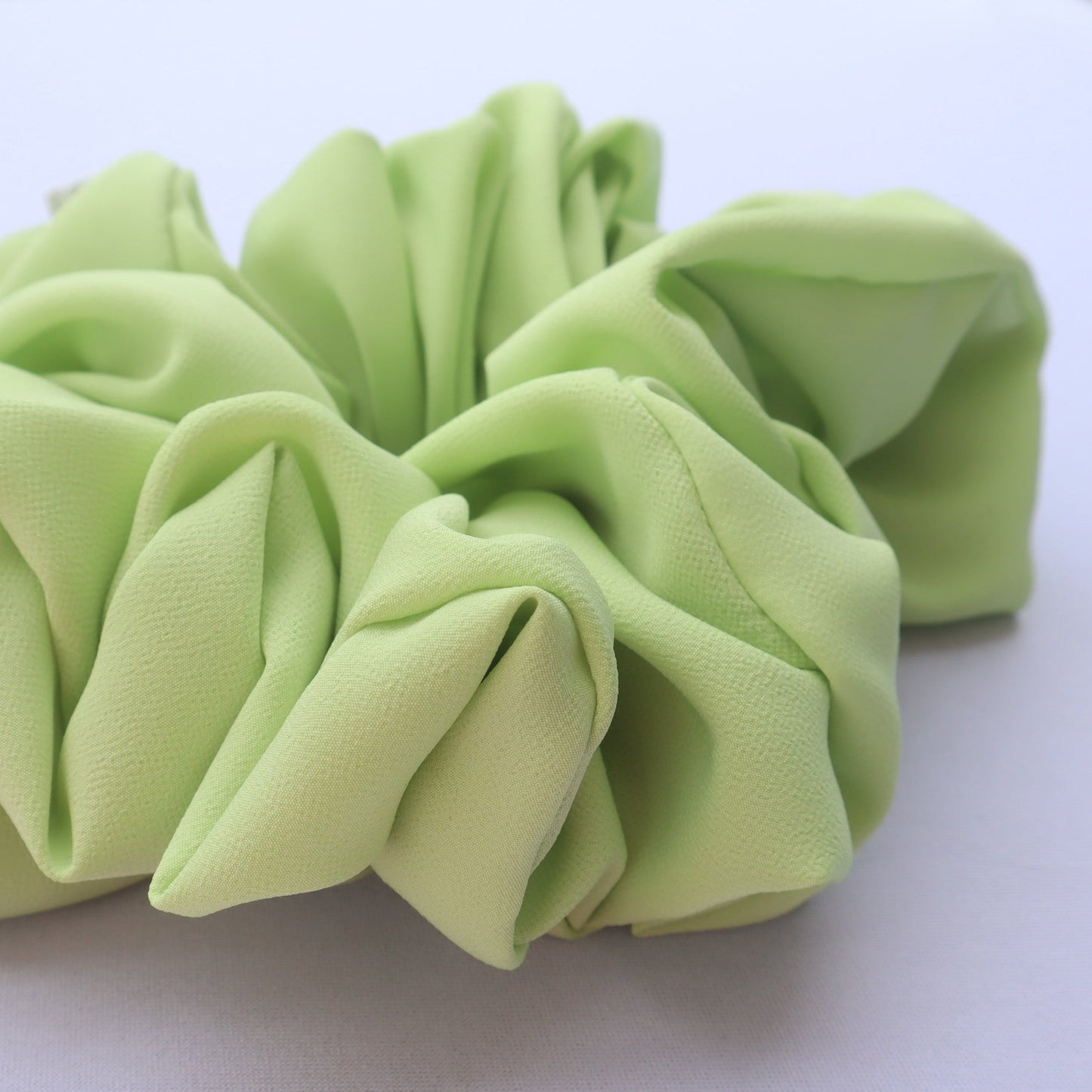 Chouchou vert fluo (scrunchie)