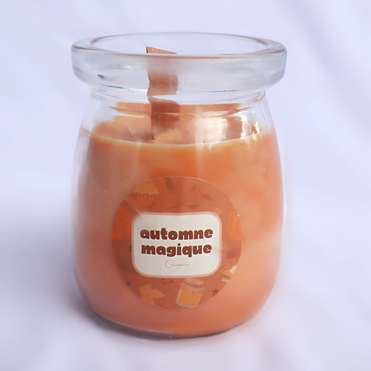 Chandelle gourmande & épicée — Automne magique