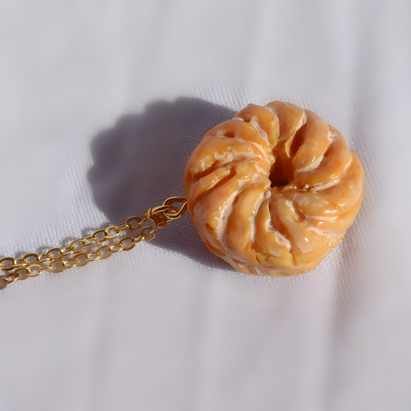 Collier Beigne - Roue de tracteur - bijoux nourriture miniature