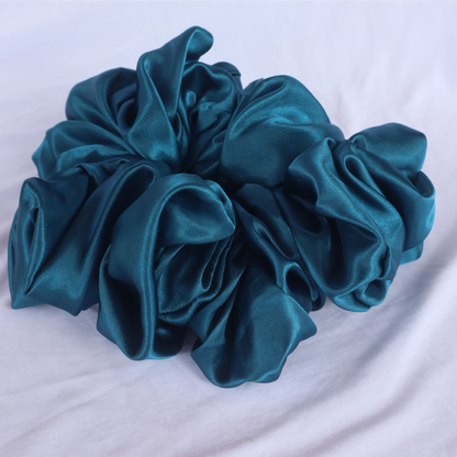 Chouchou bleu (scrunchie)