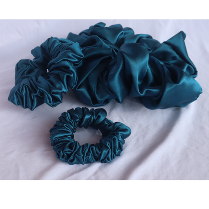 Chouchou bleu (scrunchie)