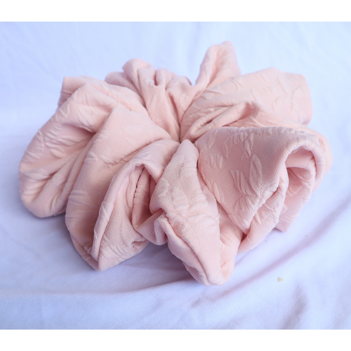 Chouchou rose (scrunchie)
