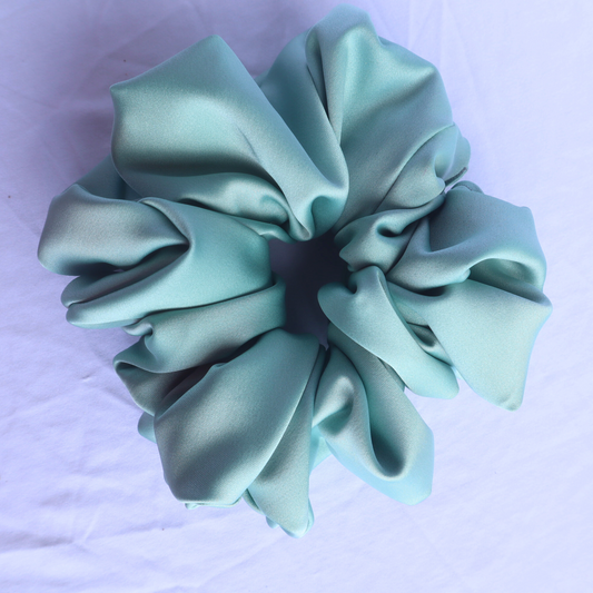 Chouchou vert jade pâle (scrunchie)