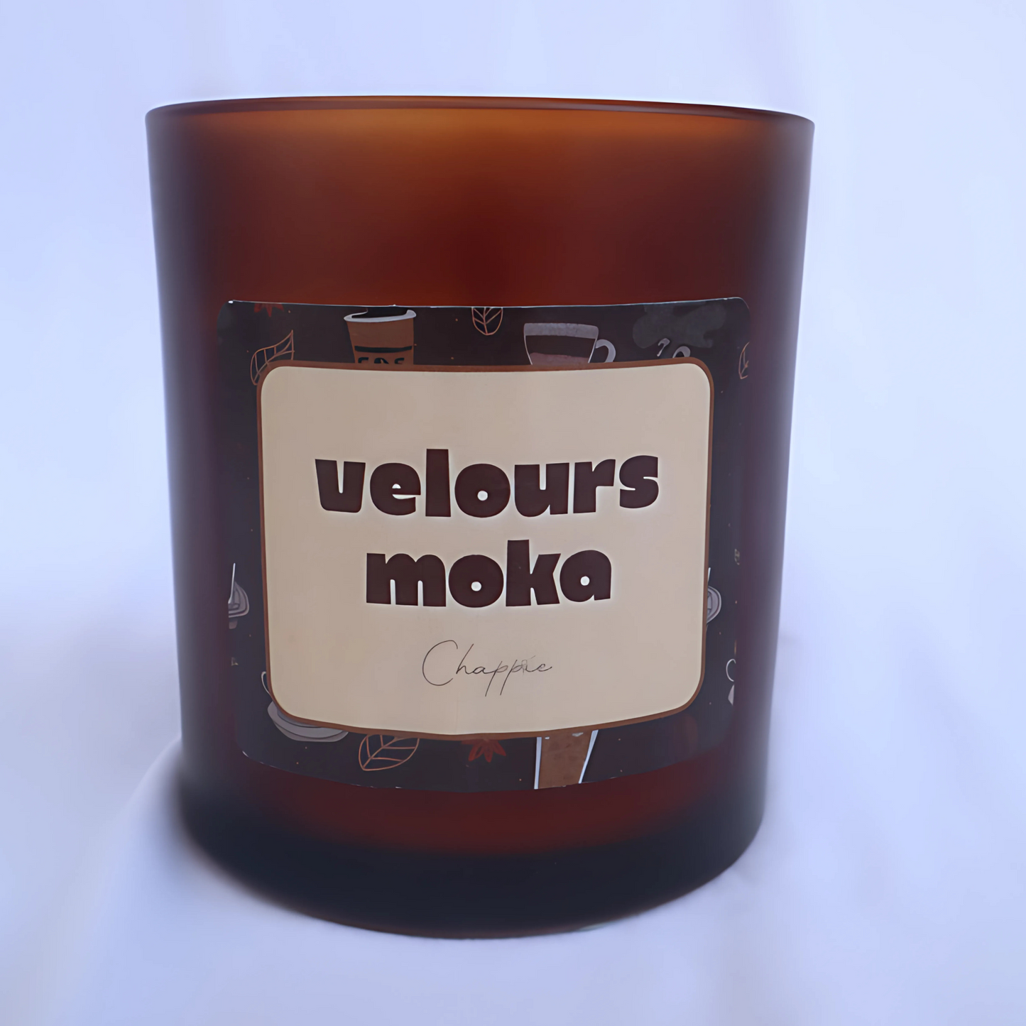 Grosse chandelle matinale — Velours moka