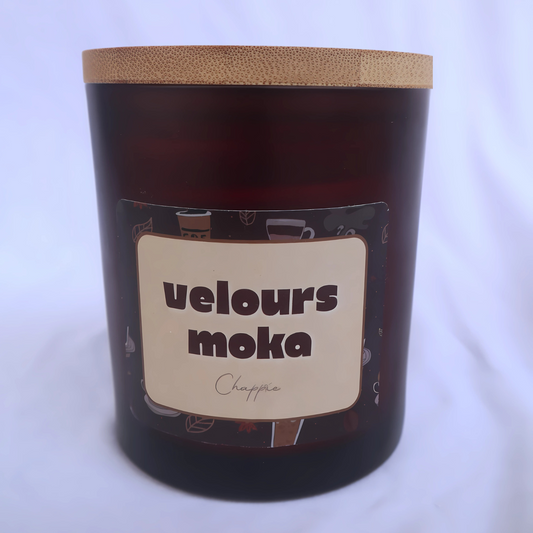Grosse chandelle matinale — Velours moka
