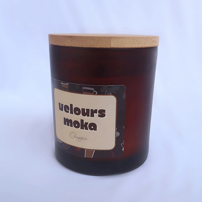 Grosse chandelle matinale — Velours moka