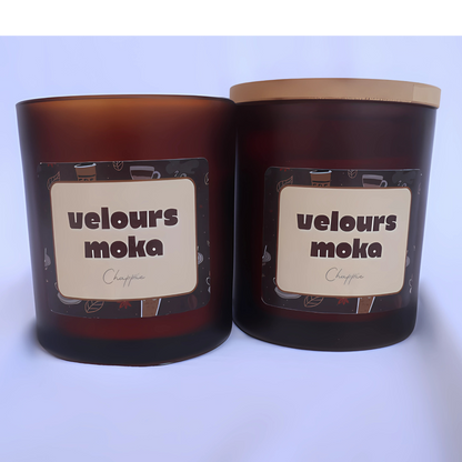 Grosse chandelle matinale — Velours moka
