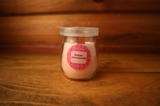 Petite chandelle gourmande & fruitée — Fraise gourmande