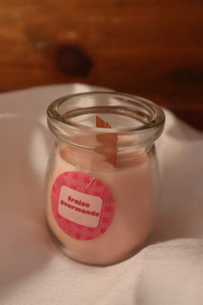 Petite chandelle gourmande & fruitée — Fraise gourmande